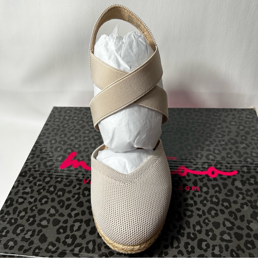 Me Too - Women's Bev Nude Sustainable Mesh Wedge Sandal - Size 9.5 M - Picture 4 of 9